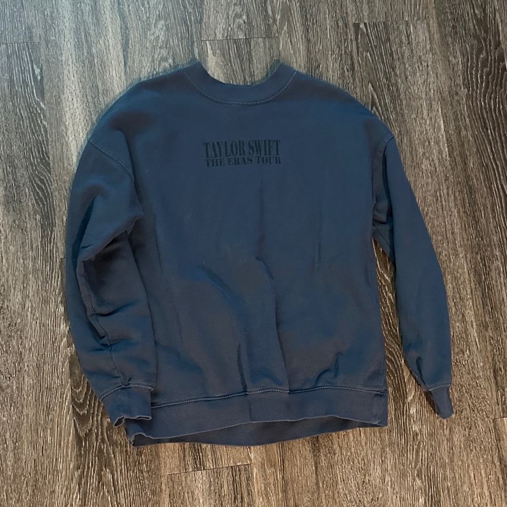 Taylor Swift Crewneck Sweater in Navy